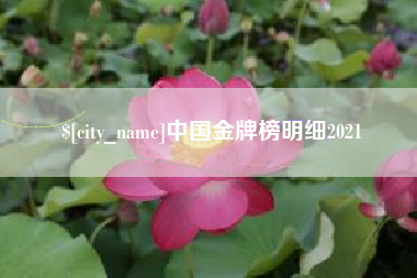 石嘴山中国金牌榜明细2021