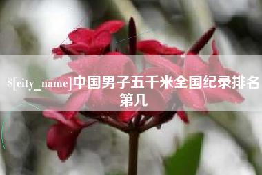 石嘴山中国男子五千米全国纪录排名第几