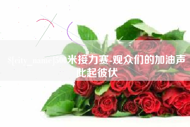 石嘴山500米接力赛-观众们的加油声此起彼伏