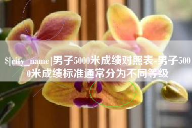 石嘴山男子5000米成绩对照表-男子5000米成绩标准通常分为不同等级