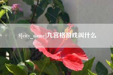 石嘴山九宫格游戏叫什么