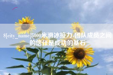 石嘴山5000米滑冰接力-团队成员之间的信任是成功的基石
