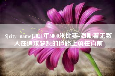 石嘴山2021年5000米比赛-激励着无数人在追求梦想的道路上勇往直前