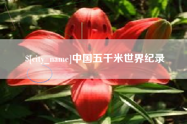 石嘴山中国五千米世界纪录
