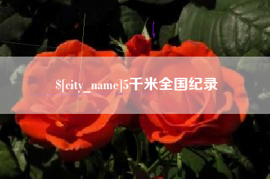 石嘴山5千米全国纪录