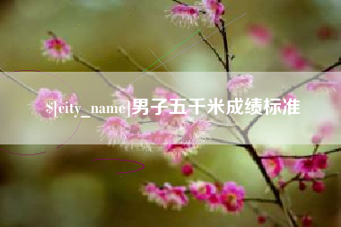 石嘴山男子五千米成绩标准