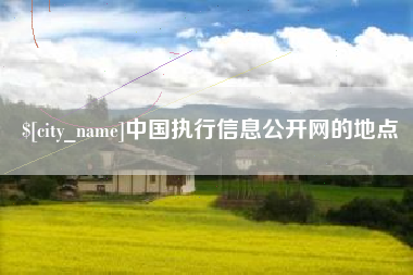 石嘴山中国执行信息公开网的地点