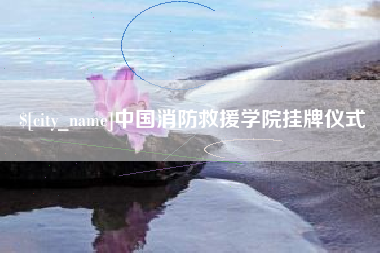 石嘴山中国消防救援学院挂牌仪式
