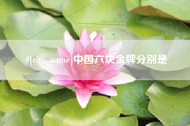 石嘴山中国六块金牌分别是